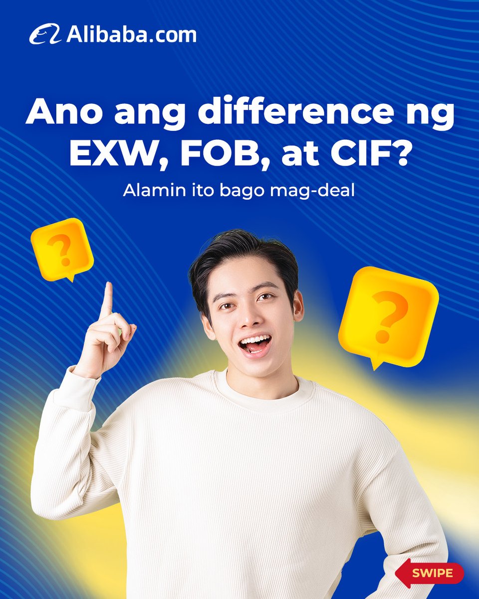 AlibabaSEA_'s tweet image. Mas nagiging malinaw ang sourcing kapag naiintindihan mo ang terms
EXW, FOB, at CIF, bawat isa may kanya-kanyang role

Piliin ang pinaka-angkop para sa business mo sa Alibaba.com

#Alibaba #AlibabaCom #ImportGuide #Negosyo