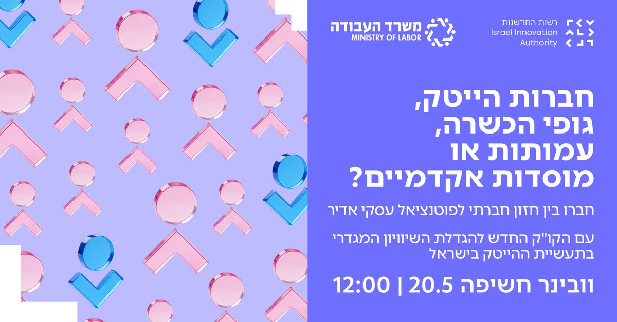 רשות החדשנות tweet media