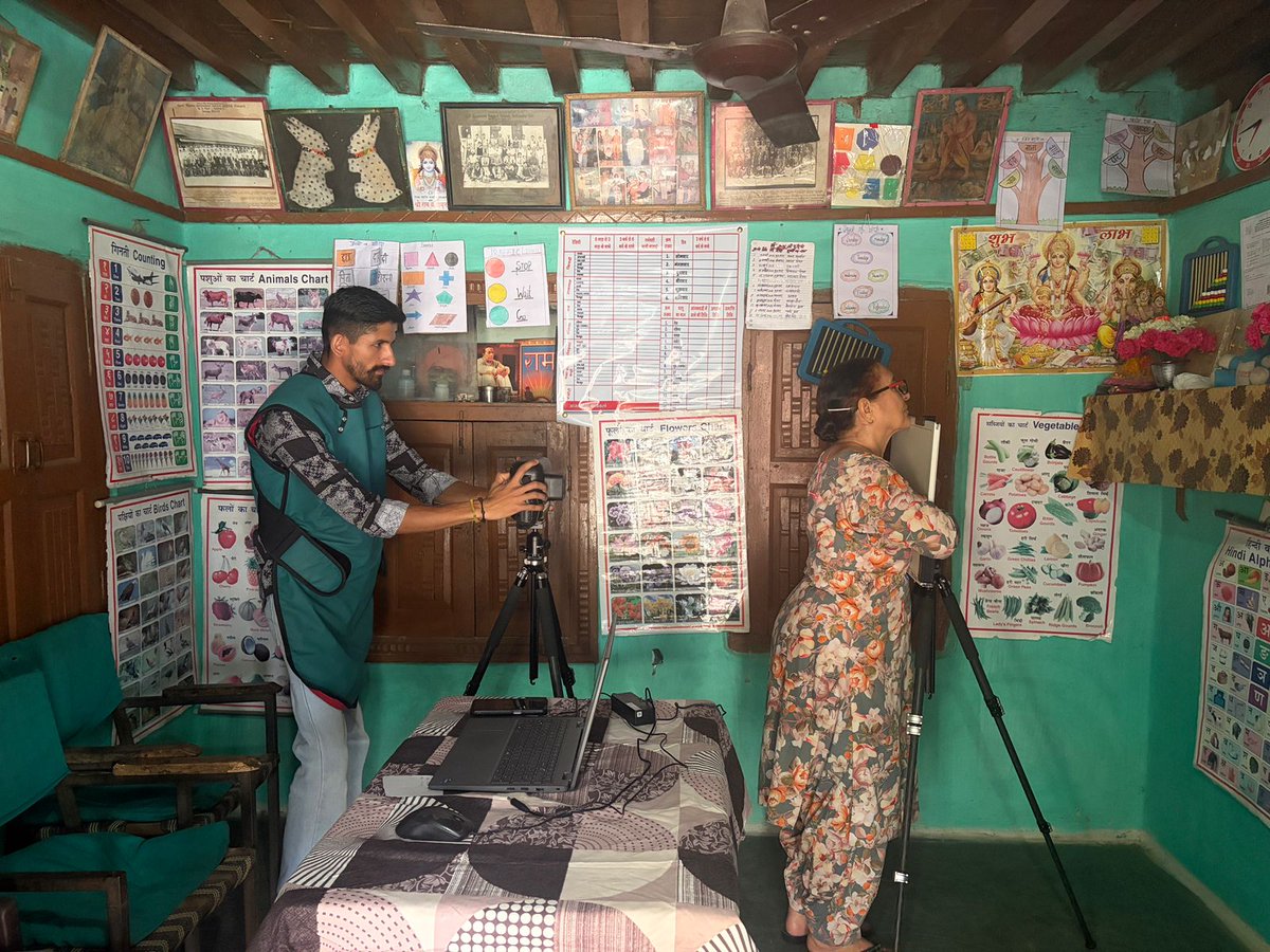 KangraNtep's tweet photo. Ayushman Arogya Shivir organized today at Village Beh Kangar AAM Chattar, Block Fatehpur. Handheld Portable X-Ray and NCD Screening services provided for early detection and timely healthcare to the community.
#AyushmanArogyaShivir #NCDScreening #TBMuktBharat @dtohpkgr @mukt_tb https://t.co/5yZlfHw4bP