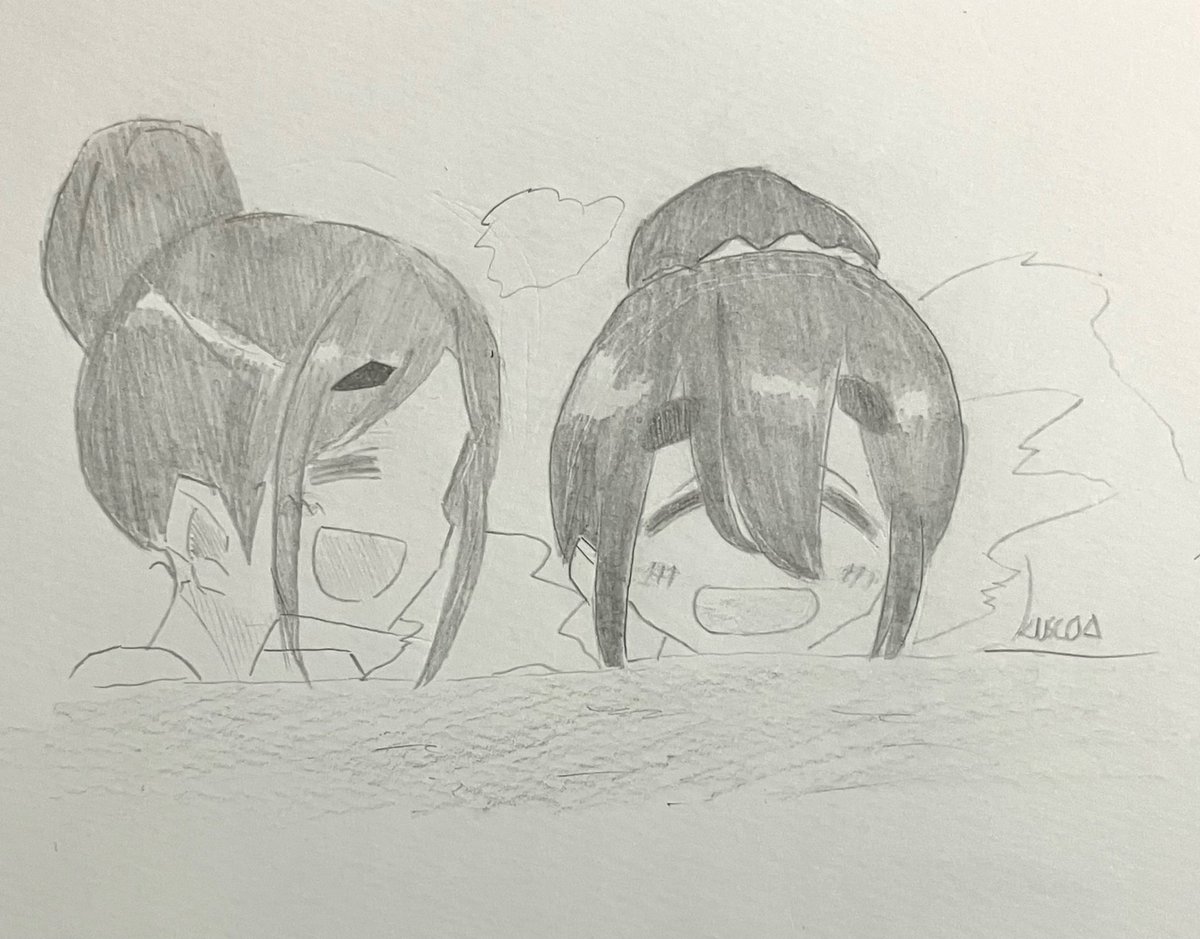 kusco_MS's tweet photo. さっちゃんと霧山
#mono 
#雨宮さつき
#霧山アン https://t.co/rYLSSOSMa2