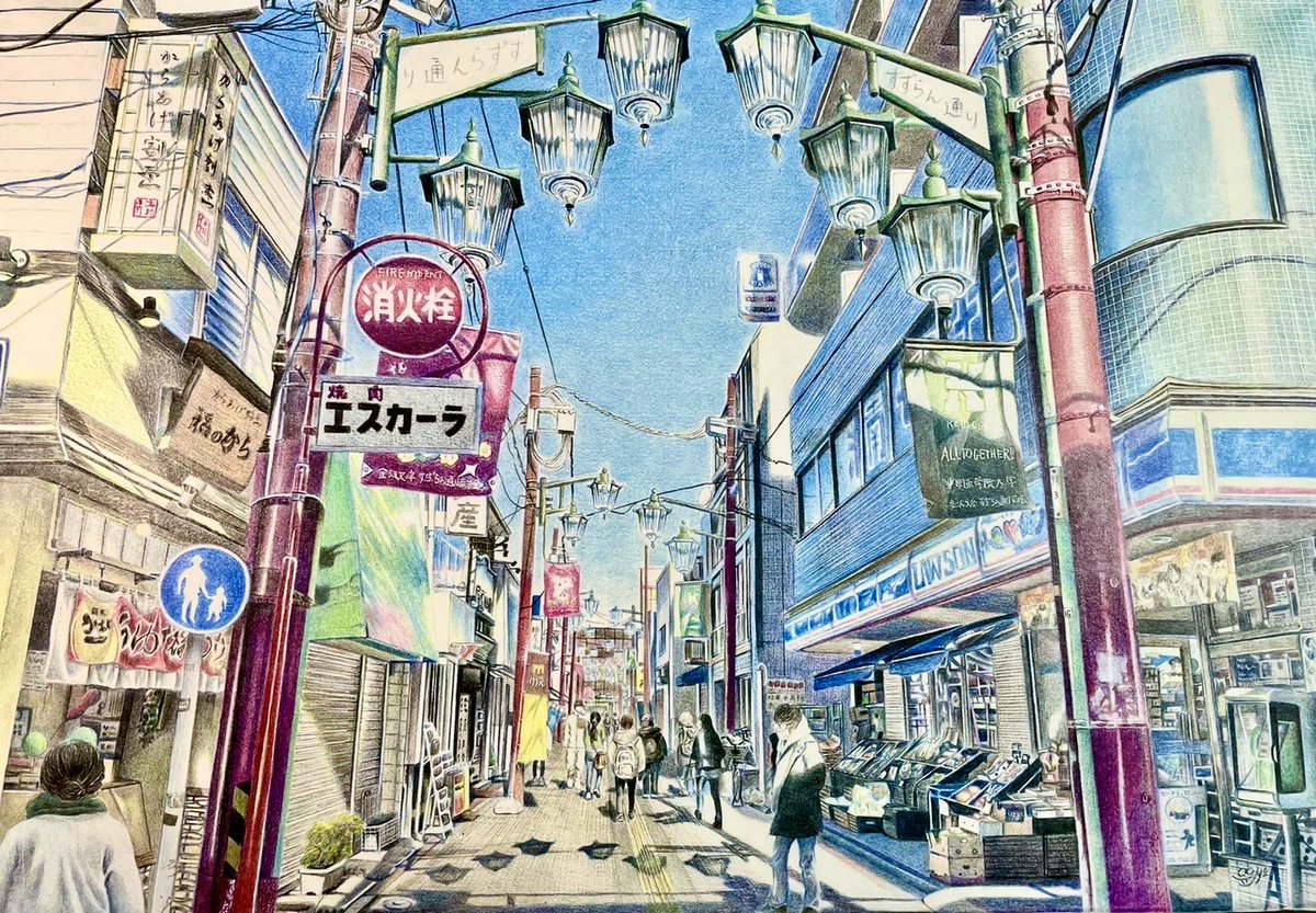 yune(ユネ)@色鉛筆画家 tweet media