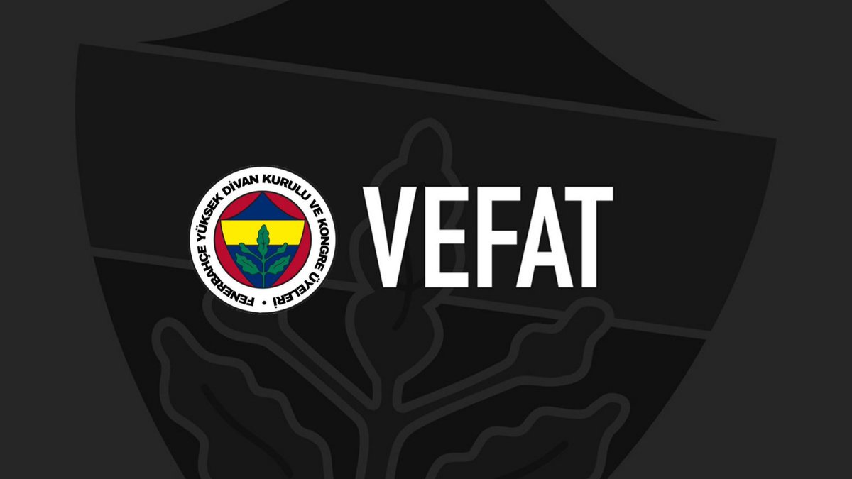 Kulübümüzün 13445 sicil numaralı üyesi Eyüp Yeşilyurt vefat etmiştir.

Merhumun cenazesi 4 Mayıs Pazartesi günü (Bugün) ikindi namazını müteakip Yakacık Ulu Camii'nden kaldırılacaktır.

Eyüp Yeşilyurt’a Allah’tan rahmet, yakınlarına başsağlığı dileriz.
