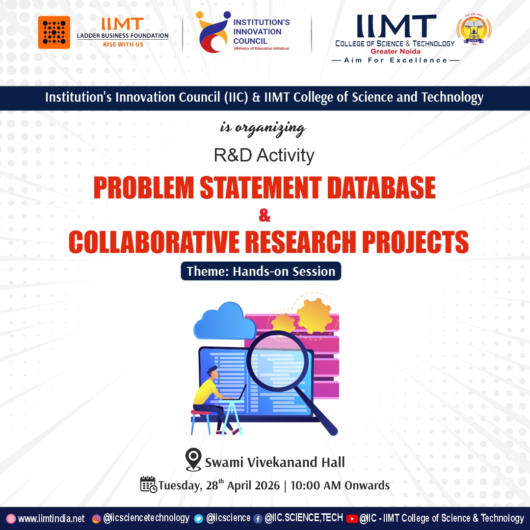 IIC IIMT Science & Technology tweet media