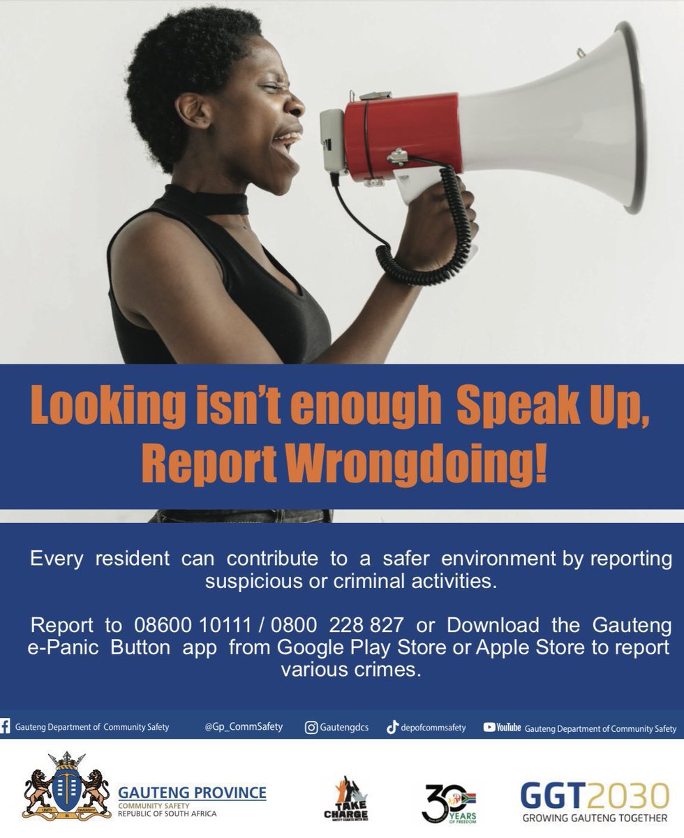 GP Department of Community Safety tweet media