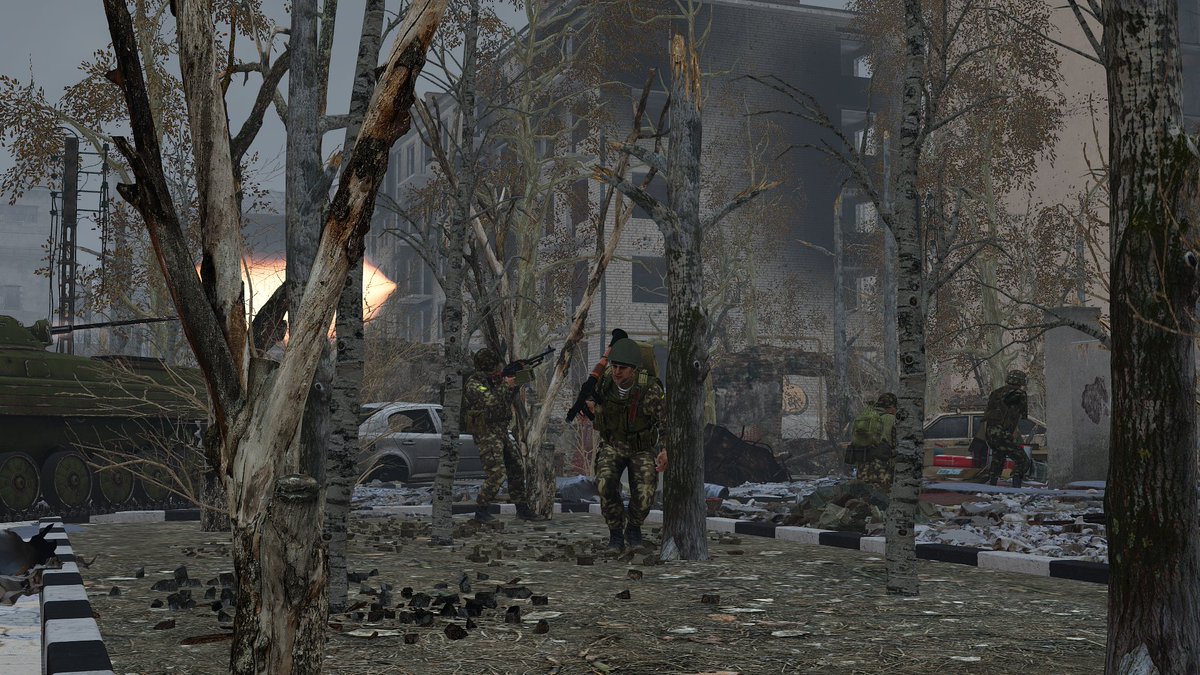 ChernarussiaGOV's tweet image. Photo requested by the Clan of Heracles (a Spanish clan) who is conducting a Chernarus campaign. 

(In which the admin is as the first deployment)
#Arma3
#Chernarus
#CDF