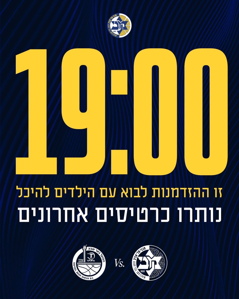 Maccabi Tel Aviv BC tweet media