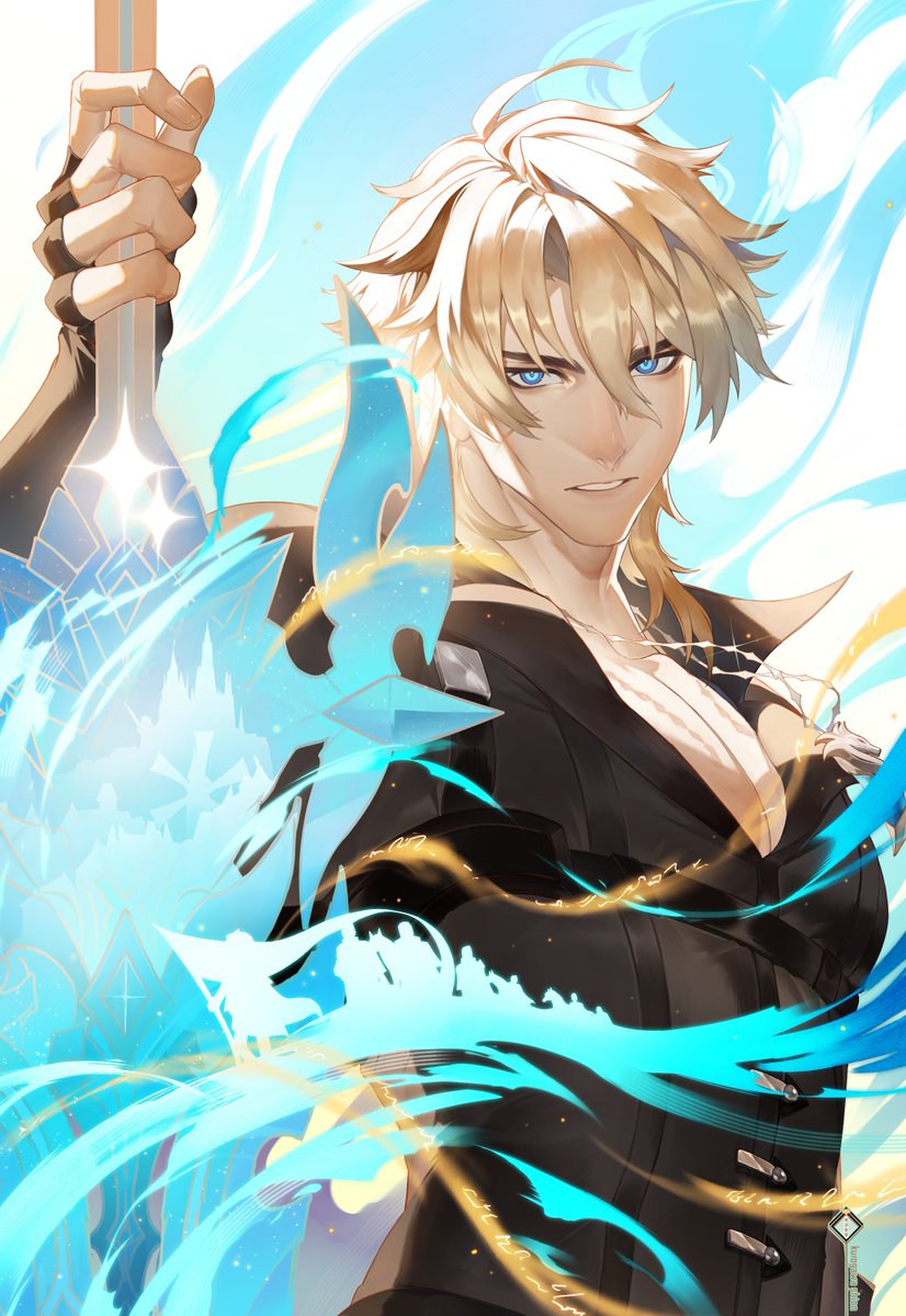 Human Artist, let's QRT with your work! 
Varka ⚔️
Before                                                  After