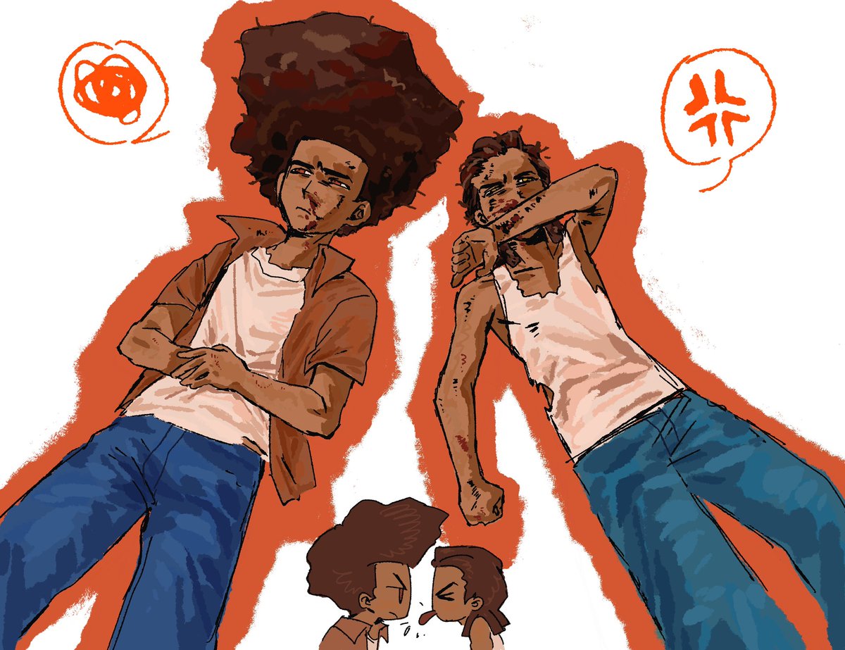 Mrsheep73944948's tweet image. 打架撕烂了对方10000件衣服
#theboondocks #boondocks 
#hueyfreeman #rileyfreeman