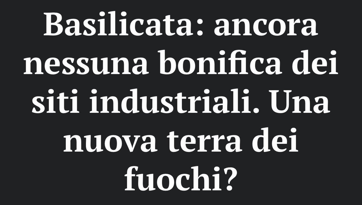 dukana2's tweet image. Perché dobbiamo morire tutti in #Basilicata così abbattono le case e trivellano …la #Gaza di #Italia