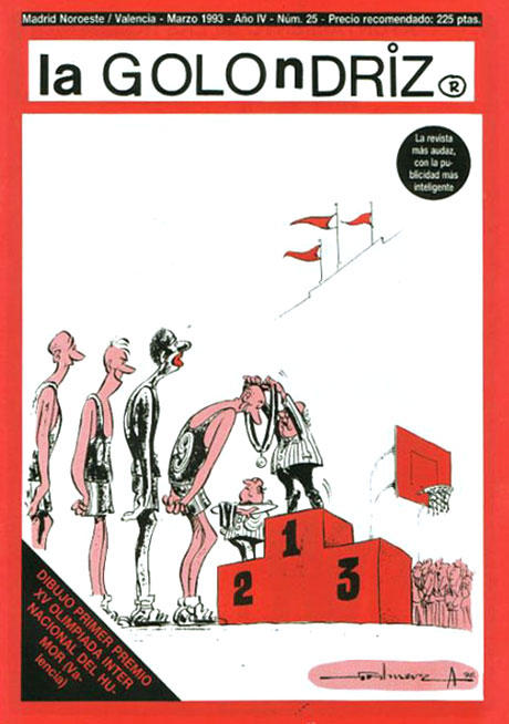 HumoristanOrg's tweet photo. Al maig de 1990 va néixer «La Golondriz», una revista que va arribar per omplir el buit que havia deixat «La Codorniz» dotze anys abans.
🔍https://t.co/mUe6fFMVjf https://t.co/uSfZ6TaWZ3
