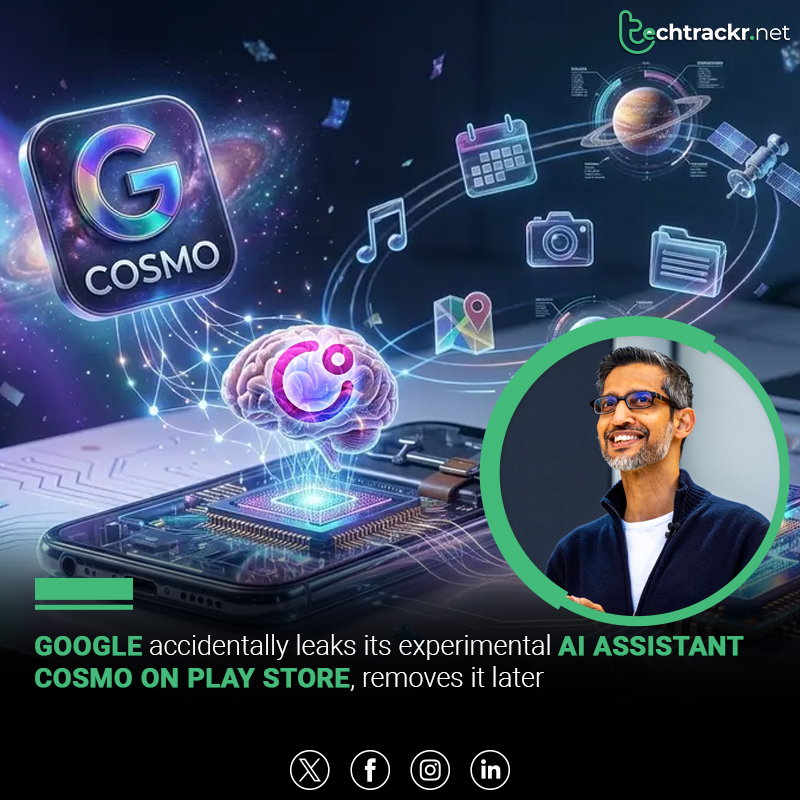 TechTrackr_net's tweet image. Google’s COSMO AI app briefly leaked on Play Store 🤖📱

#Google #AI #COSMO #GeminiNano #TechLeak #GoogleIO #ArtificialIntelligence #Android #Innovation #FutureTech #TechTrackr #TechNews