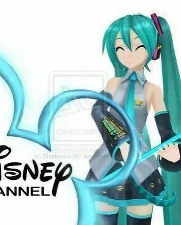 VirtualIdol39's tweet photo. This is Hatsune Miku!

Sekaiiideee~

And YOU'RE watching Disney Channel! https://t.co/M0lypAzi0d