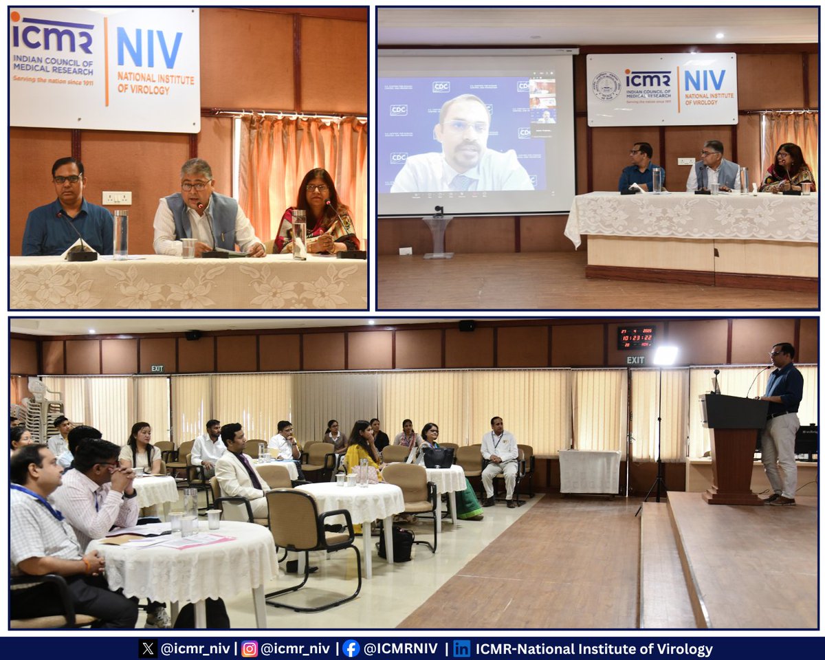 icmr_niv's tweet image. @ICMR_NIV hosted a National hands-on #training of Sentinel Surveillance Sites under National #OneHealth Program for Prevention &amp;amp; Control of #Zoonoses (NOHPPCZ) for #Respiratory Illness #Diagnostics, in collaboration with @CDCgov &amp;amp; @NCDCMoHFW. @MoHFW_India @ICMRDELHI