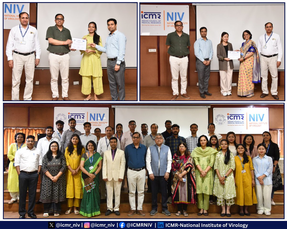 icmr_niv's tweet image. @ICMR_NIV hosted a National hands-on #training of Sentinel Surveillance Sites under National #OneHealth Program for Prevention &amp;amp; Control of #Zoonoses (NOHPPCZ) for #Respiratory Illness #Diagnostics, in collaboration with @CDCgov &amp;amp; @NCDCMoHFW. @MoHFW_India @ICMRDELHI