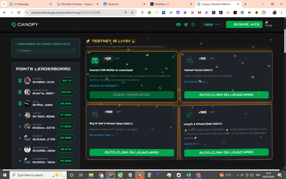 nekoskyone's tweet image. Reminder Daily Tasks For @CNPYNetwork  
just Claim Faucet, buy or sell token and Launch Token

letsgoo now #web3 #cnpy