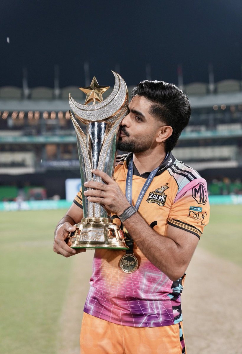 REALsaeedajmal's tweet photo. Peshawar Zalmi, Champions of PSL 11 🏆 Babar Leading from the front as a Captain and Batter of the tournament �� Lots of Performers from Zalmi this year, A well deserved Win✨ https://t.co/PmKLoIkIj7