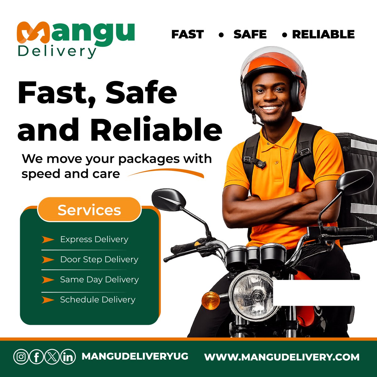 mangudelivery's tweet image. #Mbarara deserves better #delivery.

Fast. Safe. Reliable.

Introducing #ManguDelivery
Built for businesses, sellers, and everyday people.
Same-day. Doorstep. No stress.

We move your packages with speed and care.

Now serving Mbarara.
+256 746 788 785
mangudelivery.com