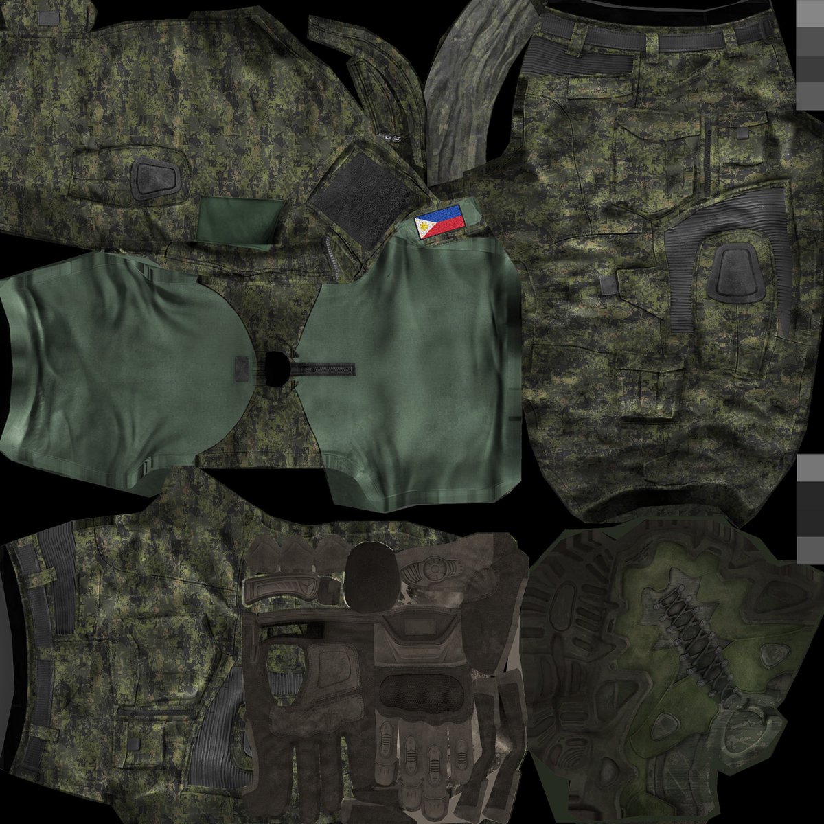 Ph_2035_Mod's tweet image. PH2035 Mod Update Progres Report: Improving Seams and details. #Arma3 #ArmaPlatform #Arma3Modding #Arma3Mods