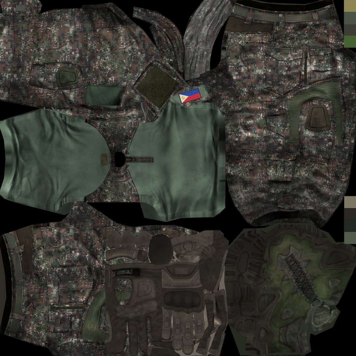 Ph_2035_Mod's tweet image. PH2035 Mod Update Progres Report: Improving Seams and details. #Arma3 #ArmaPlatform #Arma3Modding #Arma3Mods