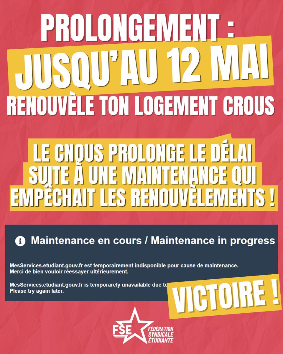 Fédération Syndicale Étudiante tweet media