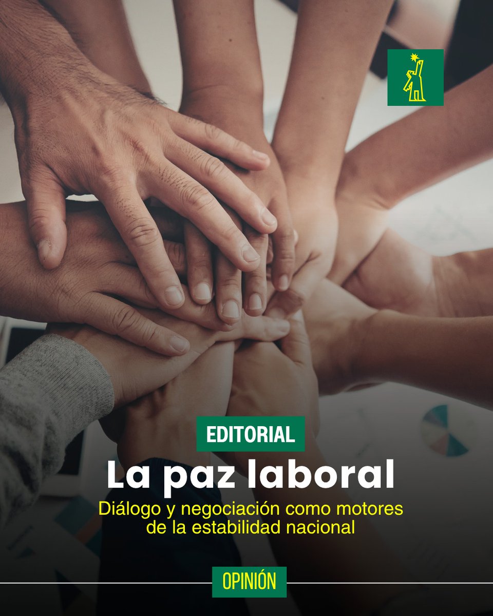 DiarioLibre's tweet photo. 🖋️ | #EditorialDL | En el país, la paz laboral es un hecho construido con paciencia. En una región donde la conflictividad social ha encontrado, demasiadas veces, salidas abruptas, hemos optado por un camino distinto. La vieja contradicción de clases, elevada a dogma por el marxismo, no ha derivado aquí en enfrentamientos irreconciliables, sino en mecanismos de entendimiento.
🔗 https://t.co/4oudYJJSrb
#DiarioLibre #DLOpinión