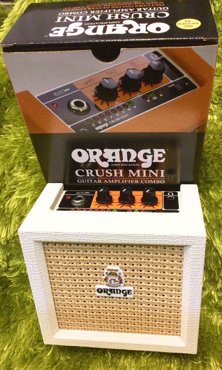 GCLUB_TOKYO's tweet image. ORange CRUSH MINI Limited

こちら取り扱っております。
コンパクトで持ち運びにも大変便利となっております！
ヘッドホン端子も付いており、アパートなどでの練習にも
おすすめです！
#orange #crush #amp #アンプ #gclubtokyo #クロサワ 

ぜひご覧くださいませ♪