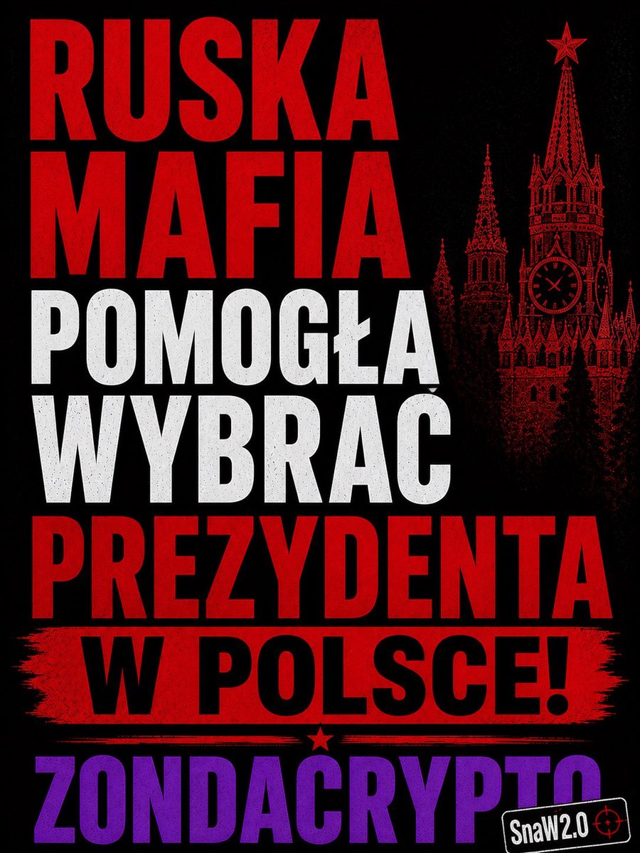 Kampanię Nawrockiego wsparła kasa z Kremla. To jest fakt.

Teraz zrzuca winę na rząd za brak nadzoru nad kryptowalutami. Zapomniał tylko dodać, że sam 1 grudnia zablokował ustawę, która miała ten bałagan w końcu uregulować i nie zapytał się służb o opinie w tej sprawie.

Cała
