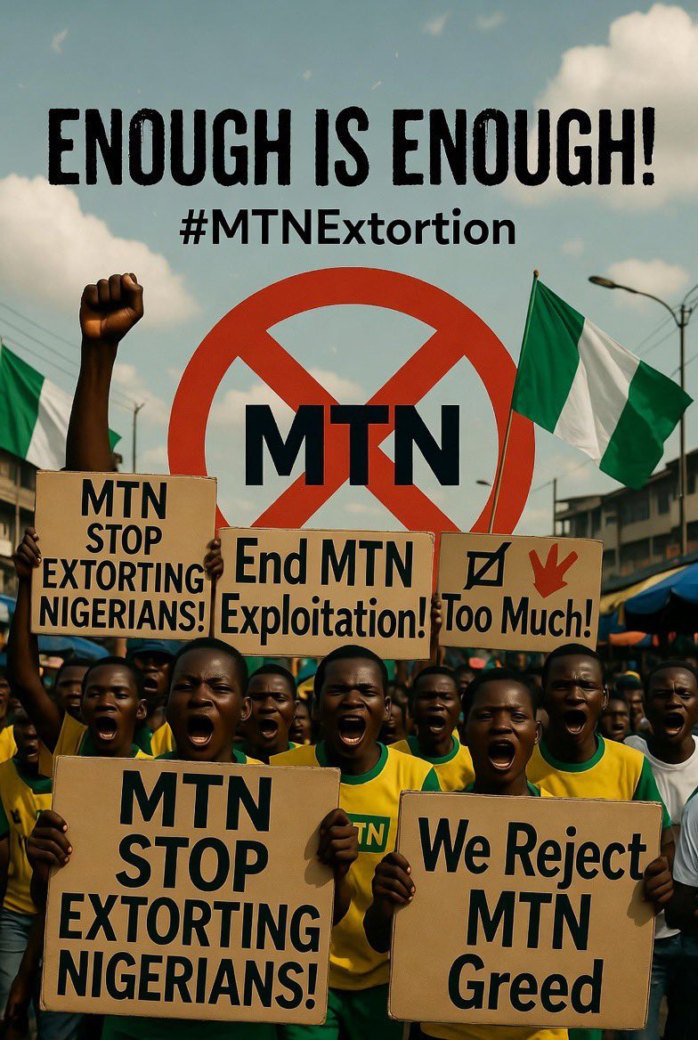 of_mapoly's tweet photo. @sowore @MTNNG Stop stealing DATA
#occupyMTN https://t.co/fF3qaqVR06