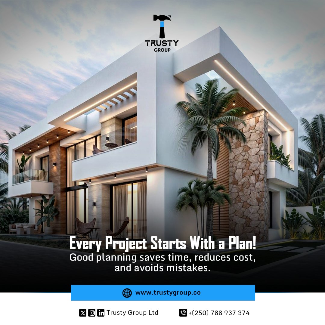 trustygroupltd's tweet image. Whether you are envisioning a modern sanctuary or a commercial masterpiece, our team is dedicated to bringing your architectural goals to life through precision and expertise. Start your next project on the right foot with a team you can trust.
#TrustyGroup #Architecture