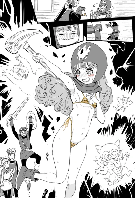 プリンちゃん「ええ?それを着てくれって?魔力が上がるから??む…無理です!絶対、絶対着ません!!!……」 