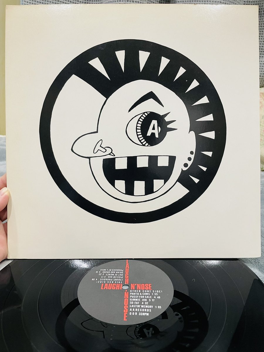 LAUGHIN' NOSE / PUSSY FOR SALE 84年11月10日 日本盤レコード AA