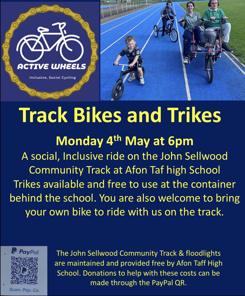 Active wheels Inclusive Social cycling tweet media