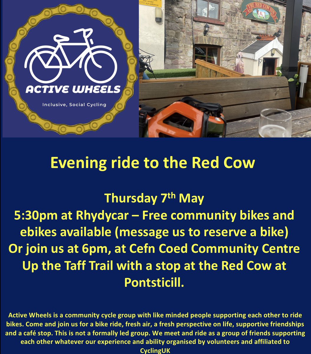 Active wheels Inclusive Social cycling tweet media