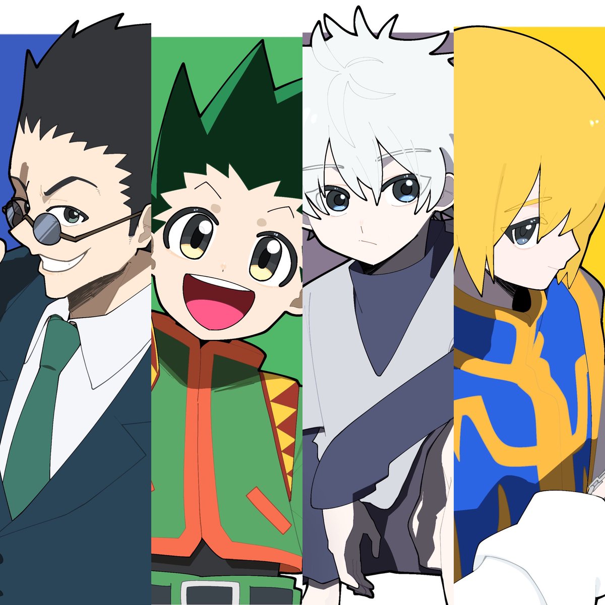 RT-173552 HUNTER×HUNTER　no.033 4枚セット Hunter X Hunter Hardcover Group Notebook with 180 Pages – zillymonkey