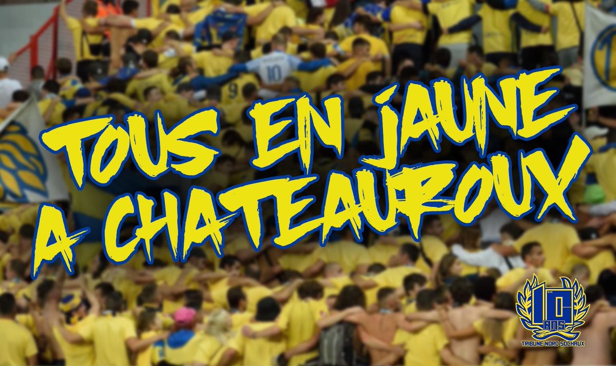 [DEPLACEMENT]

Nous invitons tous les supporters Sochaliens présents lors du prochain déplacement à Chateauroux à se vêtir d’un maillot JAUNE du FCSM !