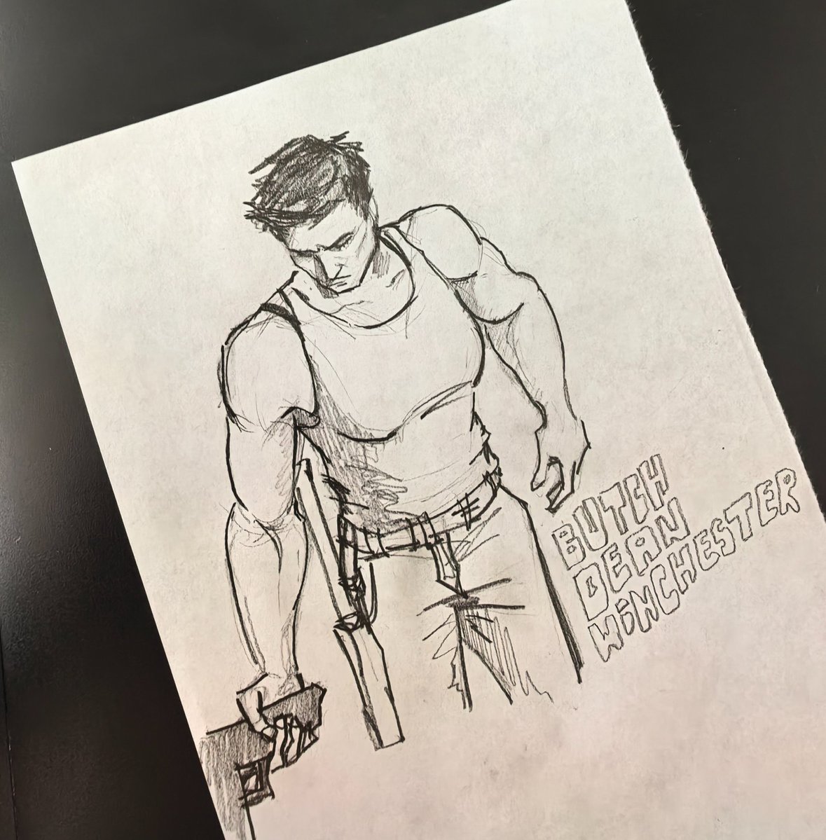 colffista's tweet image. #butch dean winchester

he's not even that buff in canon but idc
