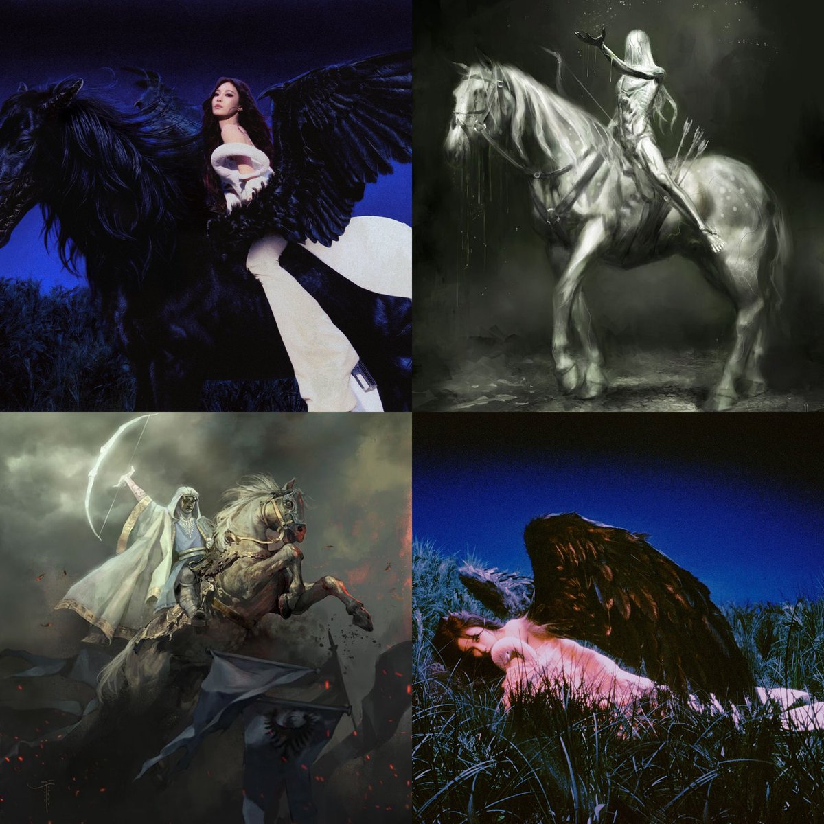 makaiskkskdohey's tweet photo. aespa as the 4 horsemen:

Karina-death
Giselle-war
Winter-famine
Ningning-conquest https://t.co/zjICXl030F