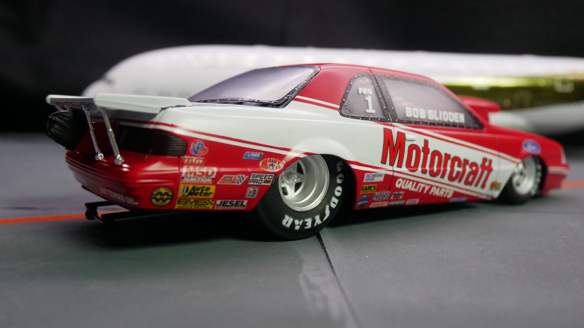 完成しました Revell 1/24 Motorcraft T-BIRD Pro Stock (FORD