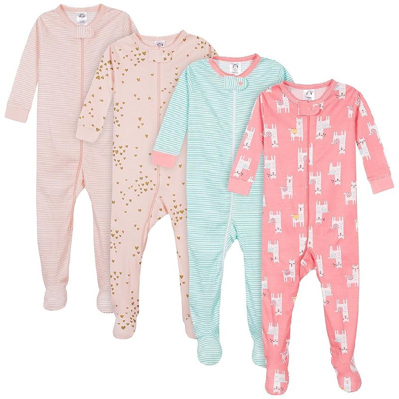 DealBeeDealsUSA's tweet image. Gerber Baby Girls 4-Pack Footed Pajamas, Love Llamas Pink

💰  Only 29.98 $  instead of 37.99 $  (- 21%) 

🔎 amzn.to/4uuvU9F

#Ad