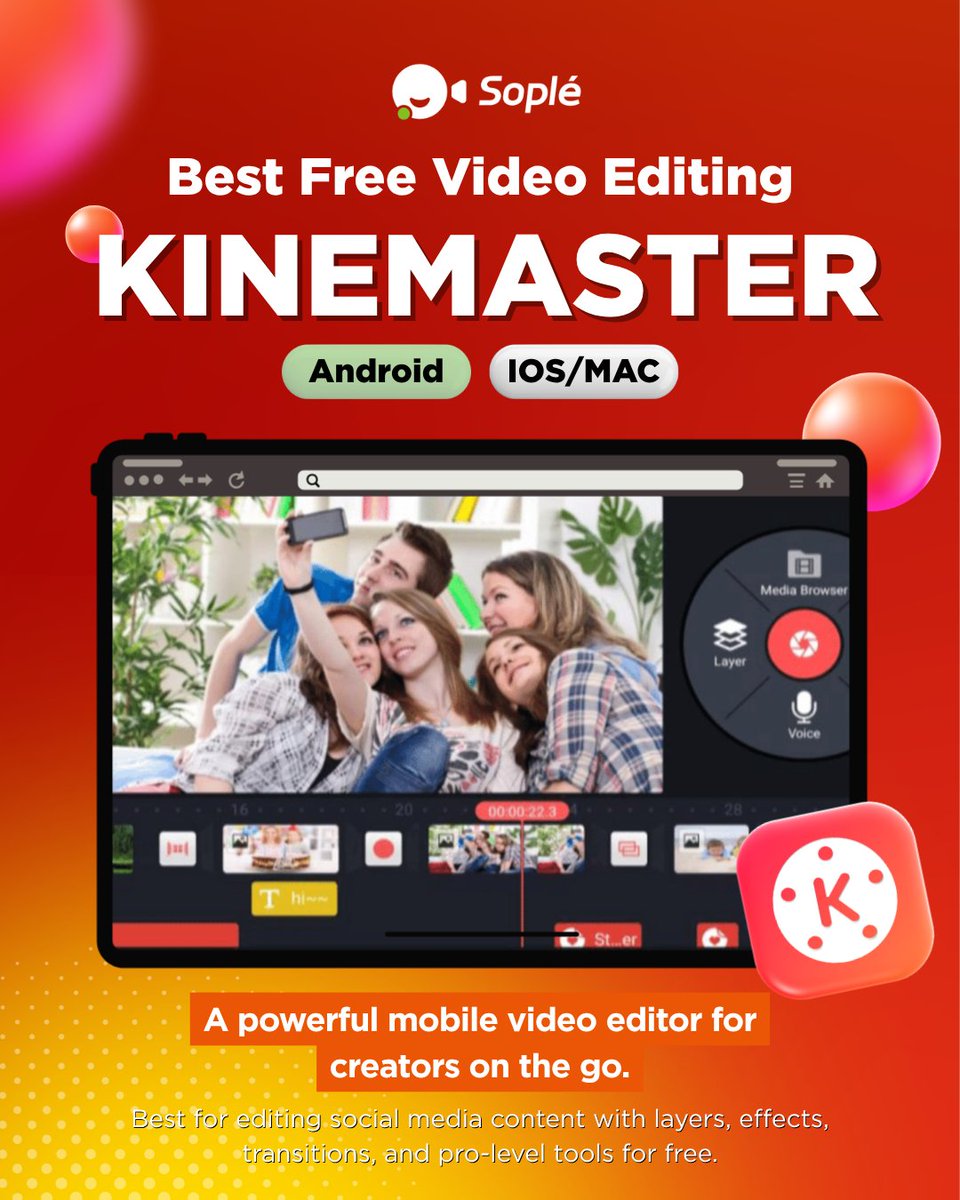 Sople_ID's tweet photo. Whether you create TikTok videos, Instagram Reels, YouTube content, or cinematic edits, these tools can help level up your content 🚀 https://t.co/3Et2lKNaEX