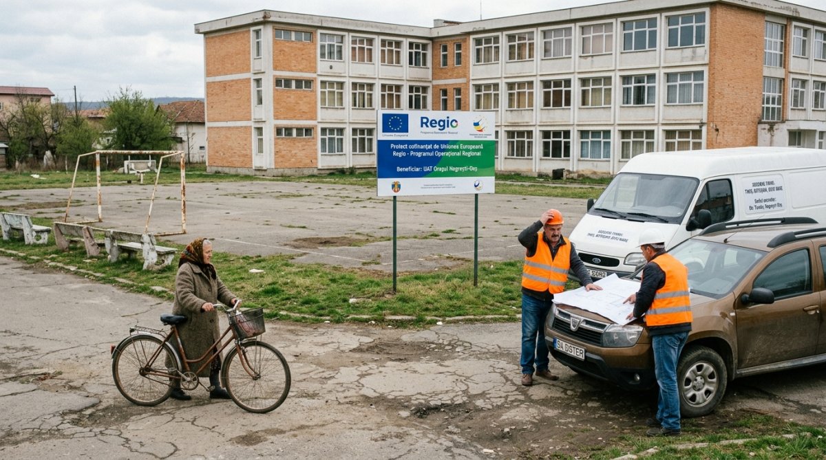 stoprisipa's tweet photo. Curtea Liceului Ionița G. Andron din Negrești-Oaș: 15,3 milioane lei către o asociere din Timiș, Botoșani și Satu Mare

Cele trei firme aliate au strâns împreună cifra de afaceri și experiența cerute. Singură, niciuna nu trecea de prag. Una are sediul chiar pe strada Turului din Negrești-Oaș

🔗 https://t.co/mGojVPf3OT

#StopRisipa #AchizitiiPublice #BaniPublici #Romania