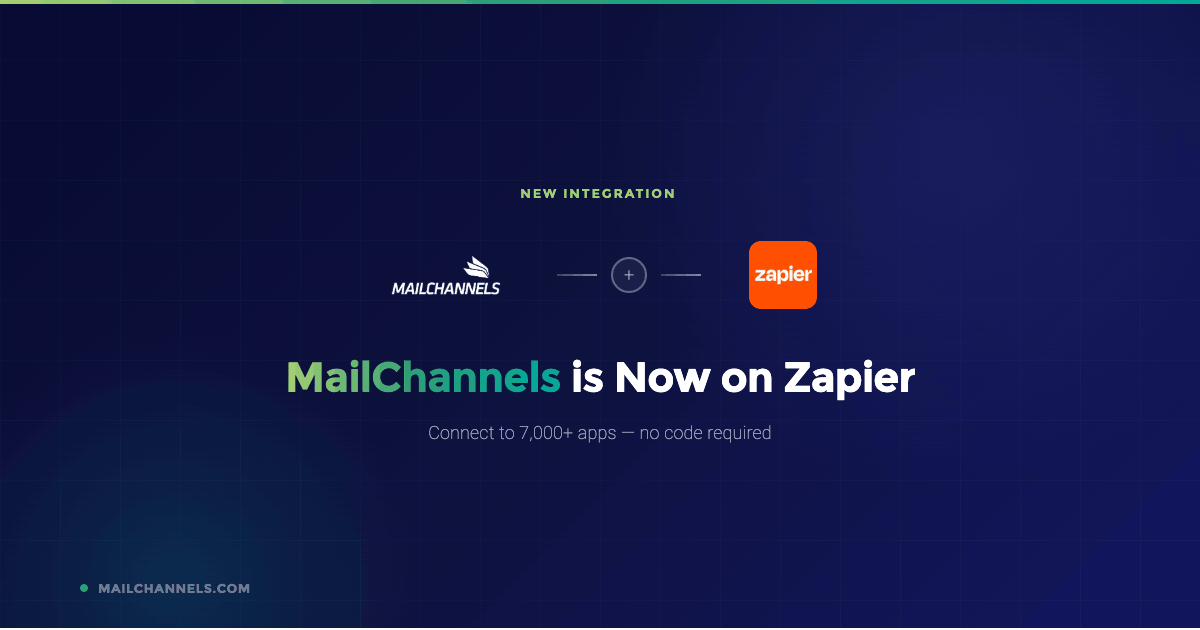MailChannels's tweet photo. What you can automate with MailChannels + Zapier:
→ Signup form → welcome email
→ New Shopify order → confirmation
→ New HubSpot contact → sales follow-up
→ Every Monday 9am → team digest
HTML support. Dynamic fields. No code.
https://t.co/ruFggPWyPr https://t.co/3JjPeW3lfF