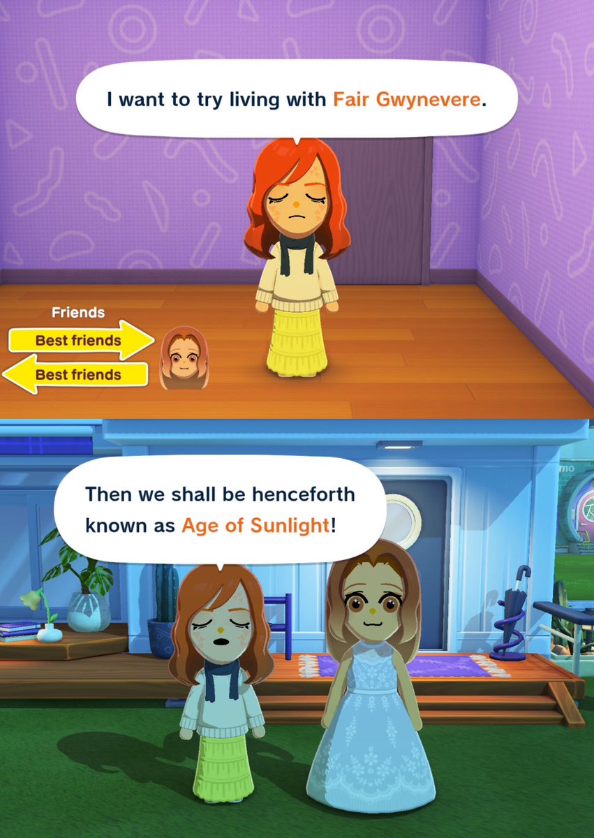 NOBODY MOVES MY MALENIA WANTS TO MOVE IN WITH GWYNEVERE