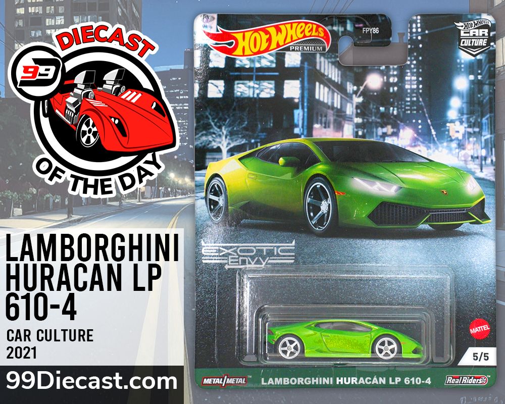 99Diecast's tweet image. Today's DotD is the Lamborghini Huracán LP 610-4!

Shop Car Culture on 99D!: buff.ly/ZOu7fkY 

$19.99 and in stock at 99Diecast: buff.ly/CdNMDhQ 

#diecast #99diecast #diecastoftheday