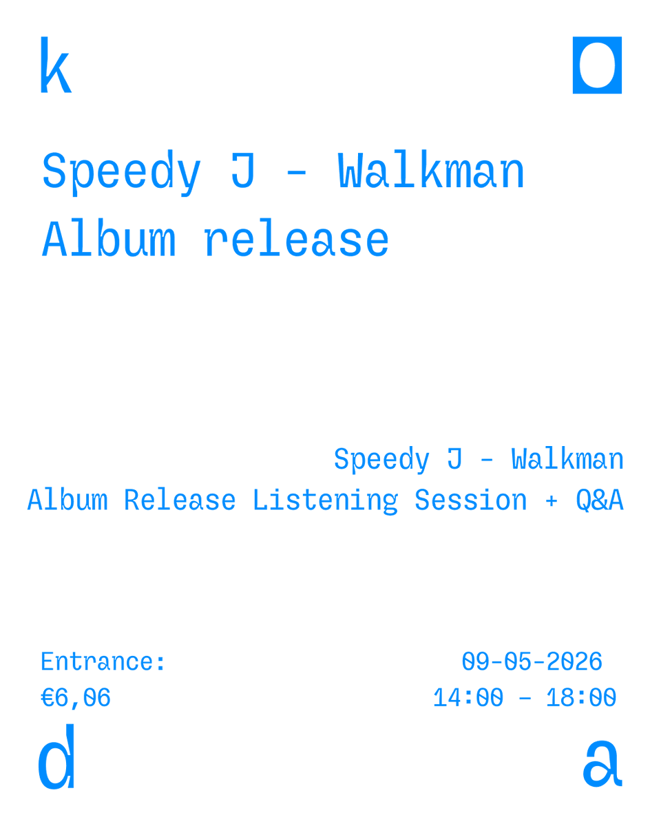 Speedy J tweet media