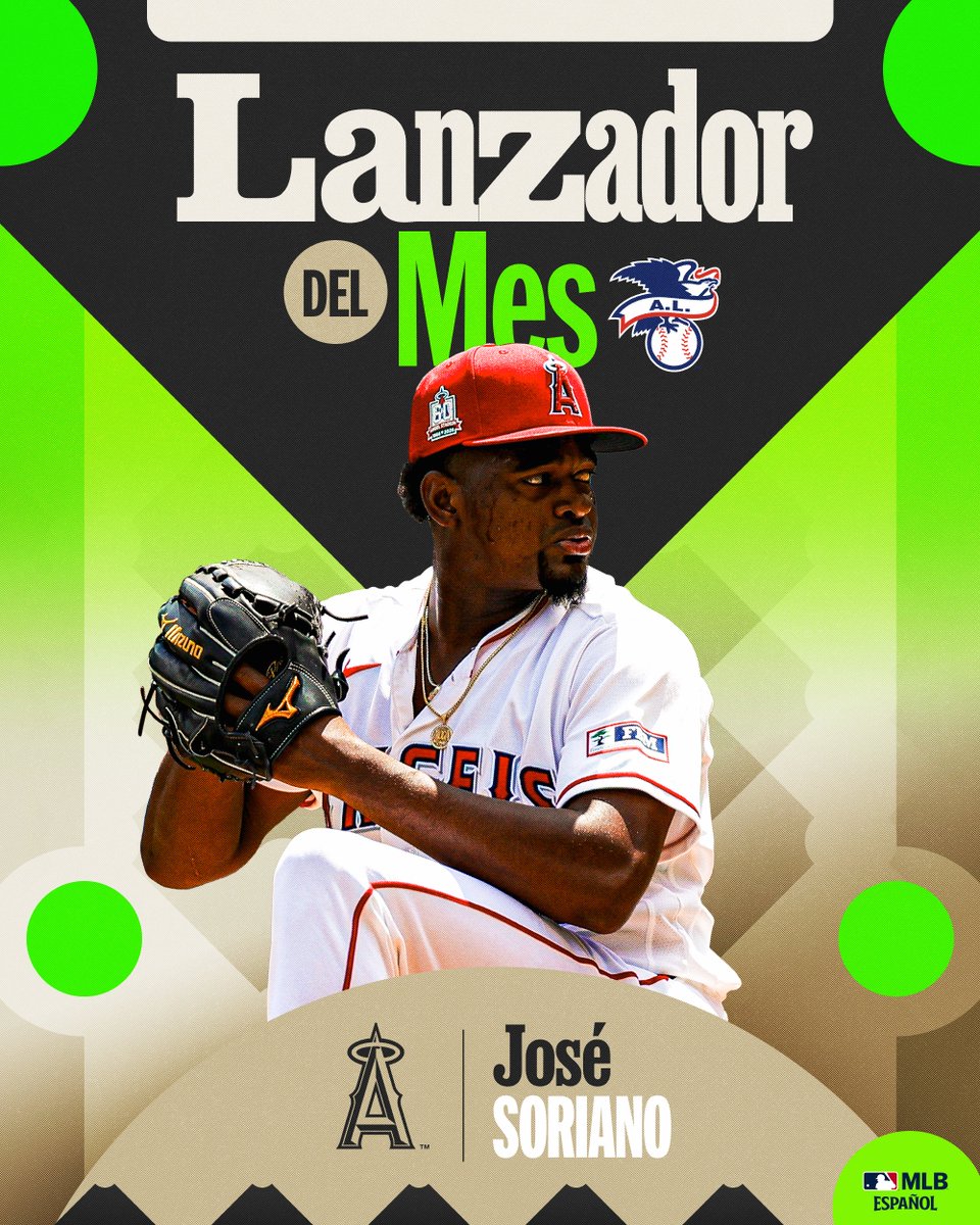 mlbespanol's tweet photo. ¡Shohei Ohtani (Liga Nacional) y José Soriano (Liga Americana) son los Lanzadores del Mes (marzo/abril)! https://t.co/hINCzr3v4s