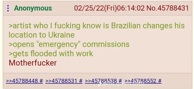Greentext Poster tweet media