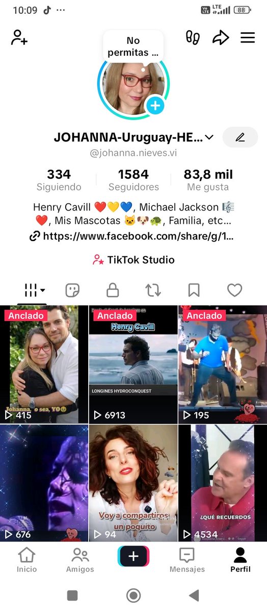 JOHANNANIEVES12's tweet image. Las cuentas que más uso.. #tiktok #Facebook #instagram 
#JohannaNieves 
#HenryCavill