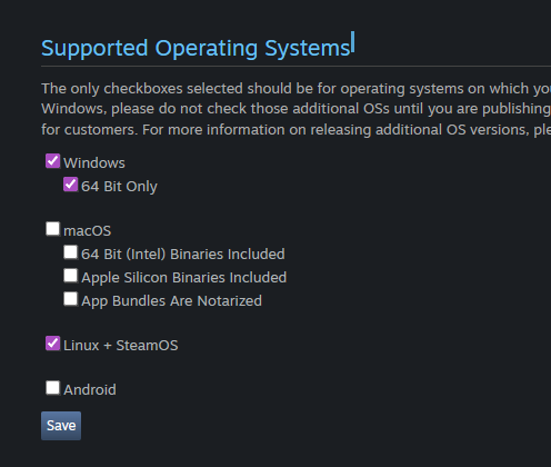 MegaChibis's tweet image. Steam apparently allows for Android builds now

#gamedev #indiedev