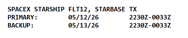 StarbaseTracking tweet media